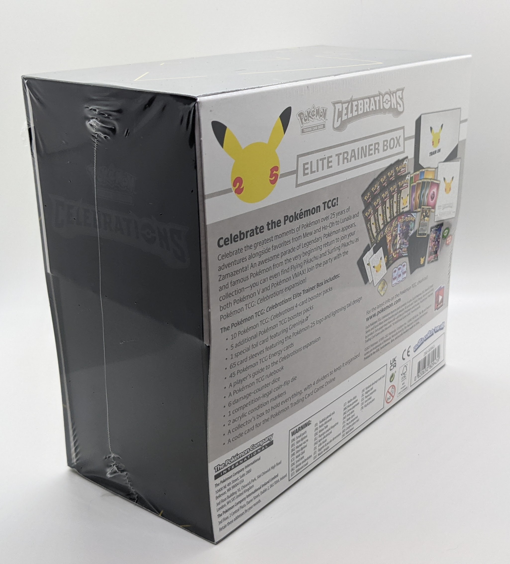 2021 pokemon trading card game celebrations elite trainer box Amazon.com: Pokemon 25th Anniversary Celebrations Elite Trainer Box : Toys  & Games main image 1
